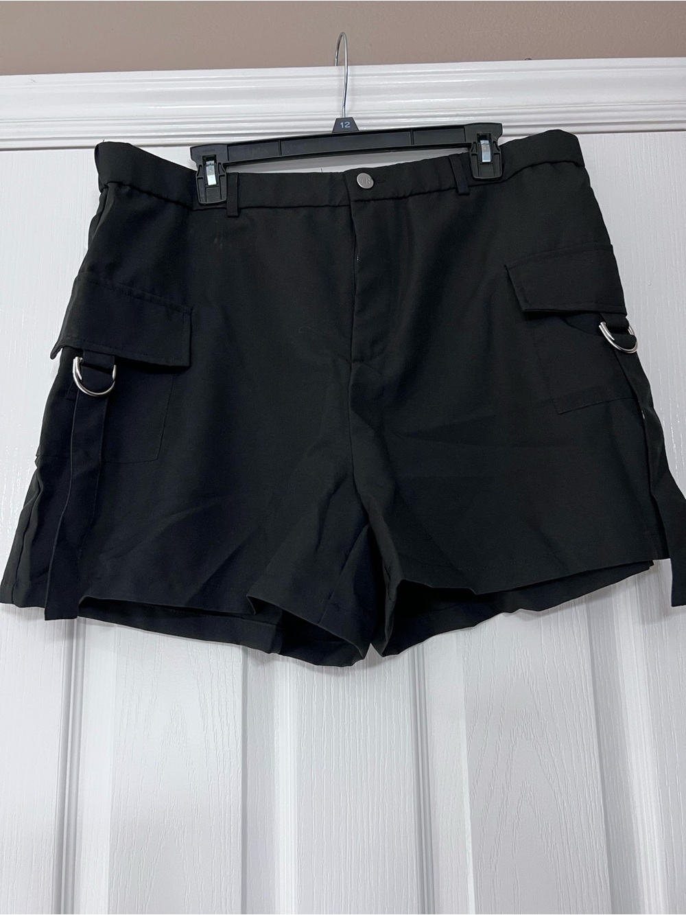 Black Cargo Shorts